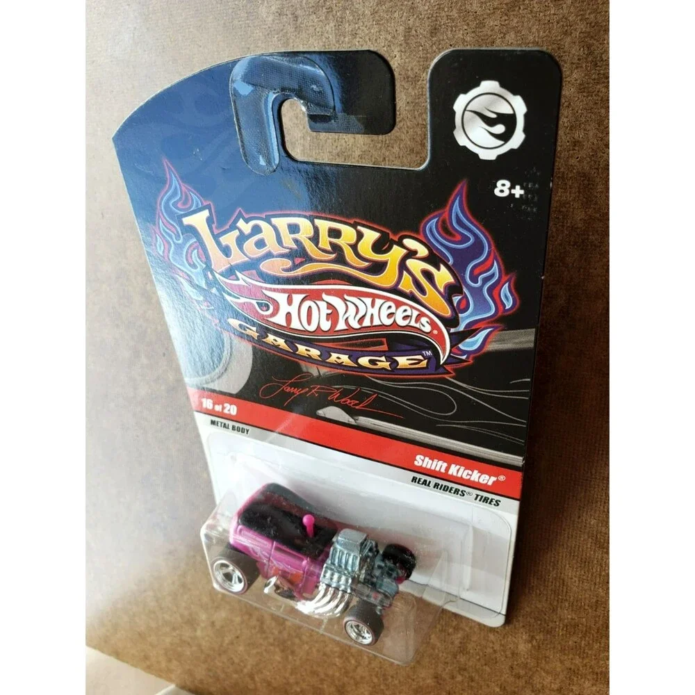2009 Hot Wheels SHIFT KICKER Metallic Pink LARRY'S GARAGE #16/20 1:64 REDLINE RR